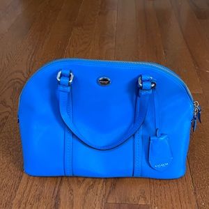 Gorgeous blue Coach purse